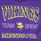 NFL (Cliff Angel) - Minnesota Vikings Team Spirit Sweatshirt 1992 Large Vintage Retro Football