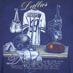 NFL (Nutmeg) - Dallas Cowboys Locker Room T-Shirt 1990s Large Vintage Retro Football
