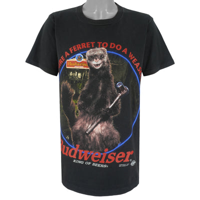 Budweiser (In Advance) - Never Hire A Ferret To Do A Weasels Job T-Shirt 1998 Large