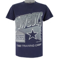 NFL (Logo 7) - Dallas Cowboys Training Camp T-Shirt 1992 Medium Vintage Retro Football