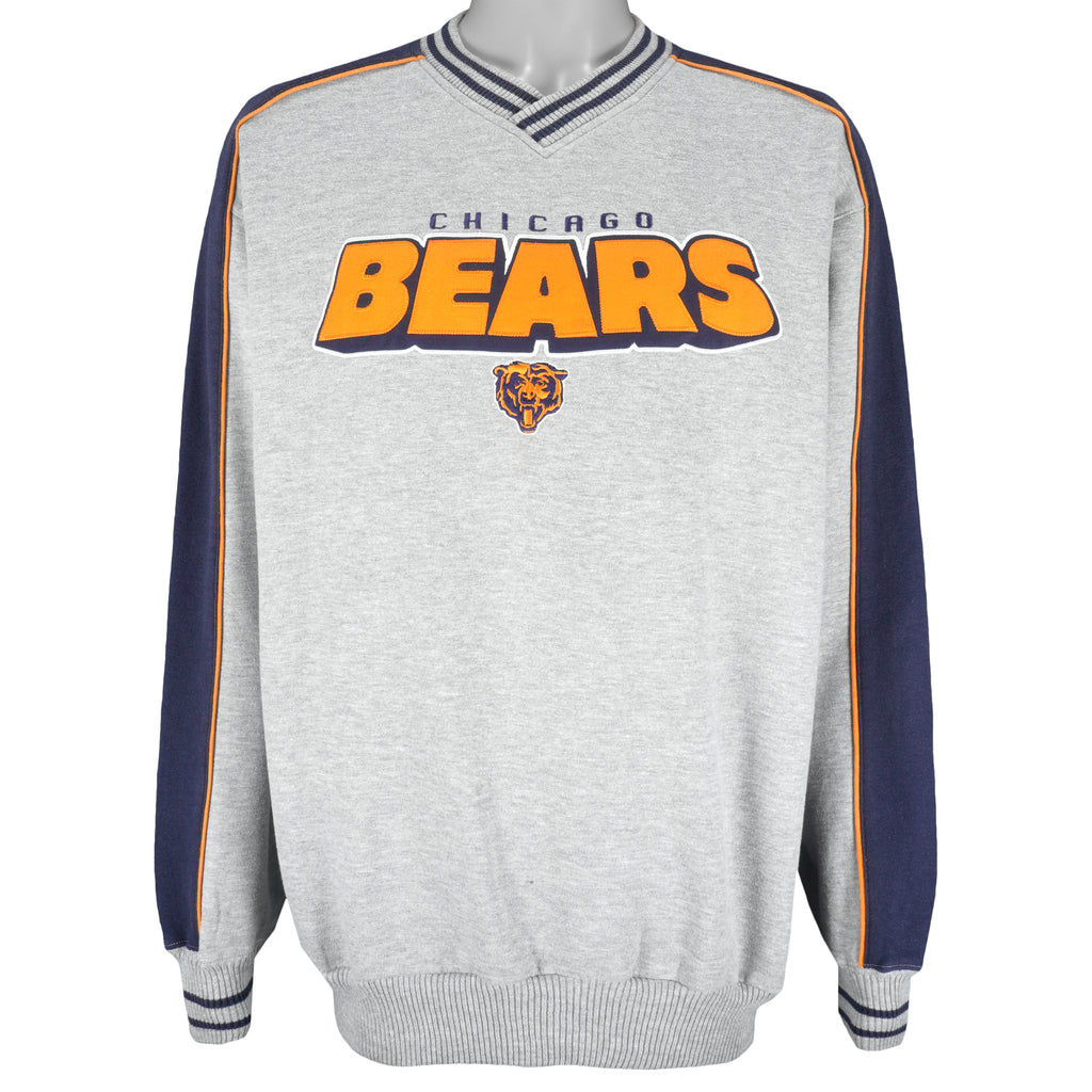 NFL - Chicago Bears Embroidered Crew Neck Sweatshirt 1990s X-Large Vintage Retro Football