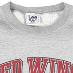 NHL (Lee) - Detroit Red Wings Crew Neck Sweatshirt 1990s X-Large Vintage Retro Hockey