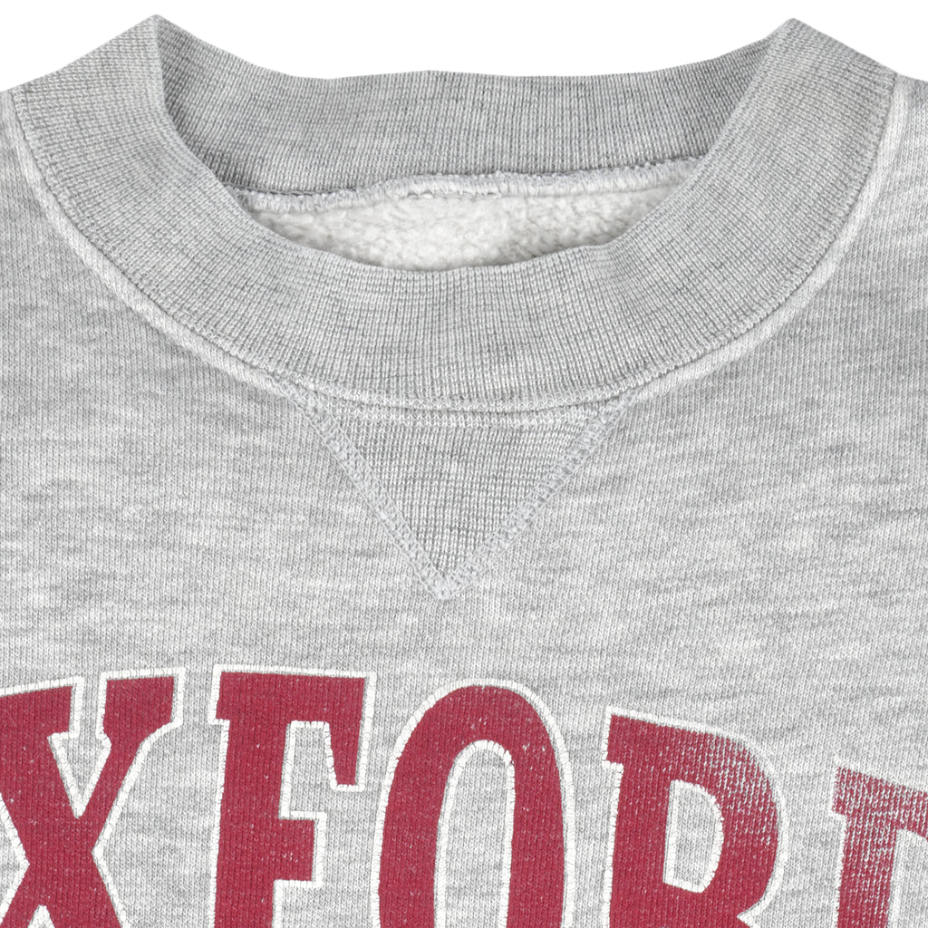 Vintage - Oxford University Crew Neck Sweatshirt 1990s Medium Vintage Retro