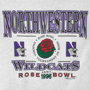 NCAA (Galt Sand) - Northwestern Wildcats Rose Bowl Crew Neck Sweatshirt 1996 X-Large Vintage Retro Football College