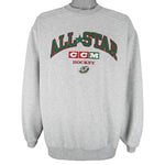 NHL (CCM) -  Hockey All Star Game Embroidered Sweatshirt 2000s Large Vintage Retro Hockey