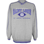 NCAA (Lee) - St.Louis Billikens Embroidered Crew Neck Sweatshirt 1990s X-Large