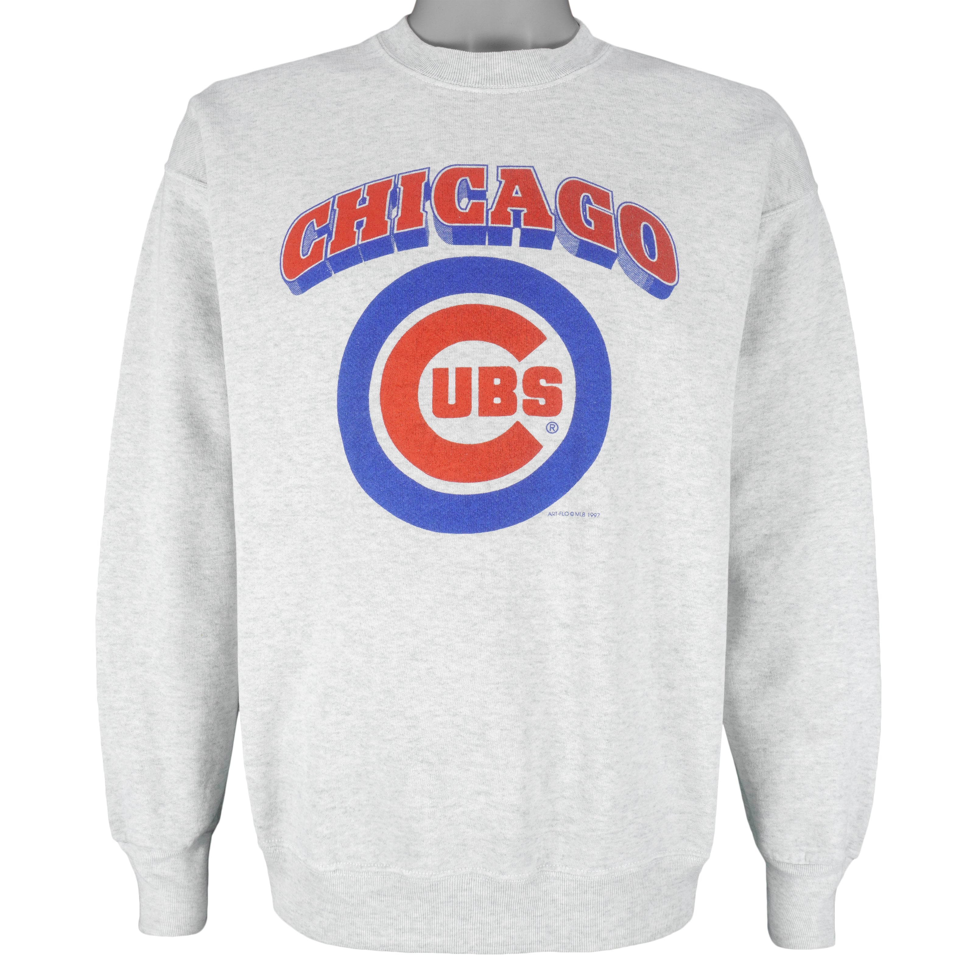 MLB - Chicago Cubs Crew Neck Sweatshirt 1997 Medium Vintage Retro Baseball