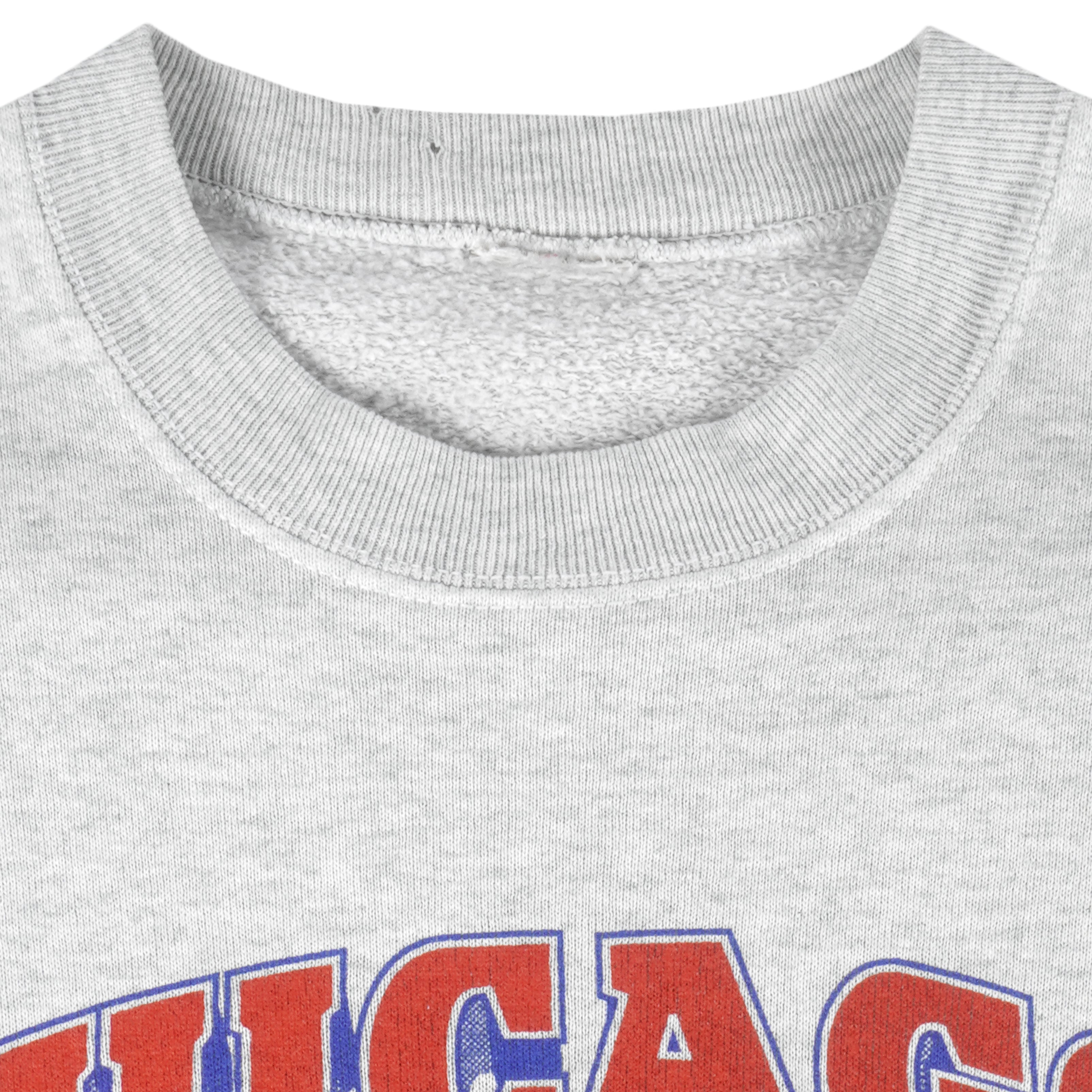 MLB - Chicago Cubs Crew Neck Sweatshirt 1997 Medium Vintage Retro Baseball