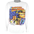 Vintage (Hero) - Garfield The Adventures of Sam Spayed Crew Neck Sweatshirt 1990s Large Vintage Retro