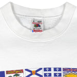 Vintage - Labatt Brier Red Deer Alberta Curling Crew Neck Sweatshirt 1994 Medium Vintage Retro