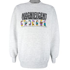 Disney -  Magnificent Seven Crew Neck Sweatshirt 1990s X-Large Vintage Retro