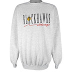 NHL (Logo 7) - Chicago Blackhawks Embroidered Sweatshirt 1990s X-Large Vintage Retro Hockey