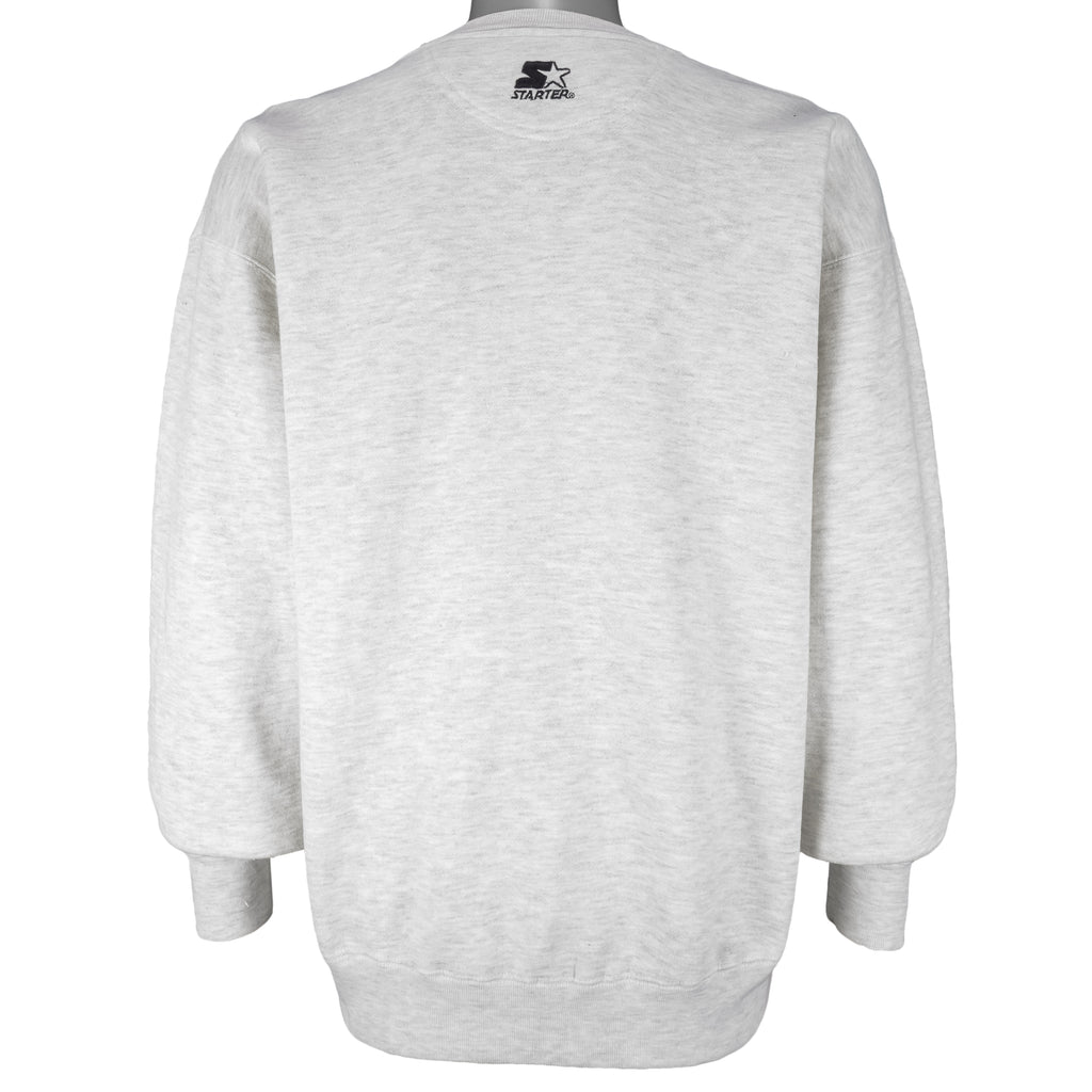 Starter - Chicago Wolves Embroidered Crew Neck Sweatshirt 1994 Large Vintage Retro Hockey