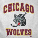 Starter - Chicago Wolves Embroidered Crew Neck Sweatshirt 1994 Large Vintage Retro Hockey