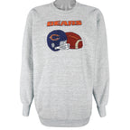 NFL - Chicago Bears Helmet Crew Neck Sweatshirt 1990s X-Large Vintage Retro Football