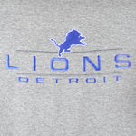 NFL (Logo Athletic) - Detroit Lions Classic Crew Neck Sweatshirt 1990s Large Vintage Retro Football