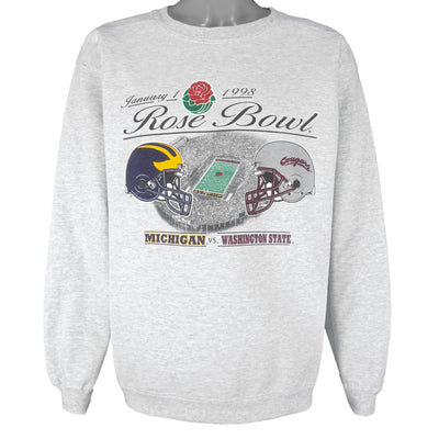 NCAA - Michigan VS Washington State Matchups Crew Neck Sweatshirt 1998 Medium