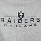 NFL (Logo Athletic) - Oakland Raiders Embroidered Crew Neck Sweatshirt 1990s Large Vintage Retro Football