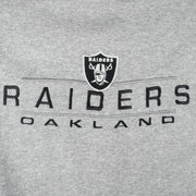 NFL (Logo Athletic) - Oakland Raiders Embroidered Crew Neck Sweatshirt 1990s Large Vintage Retro Football