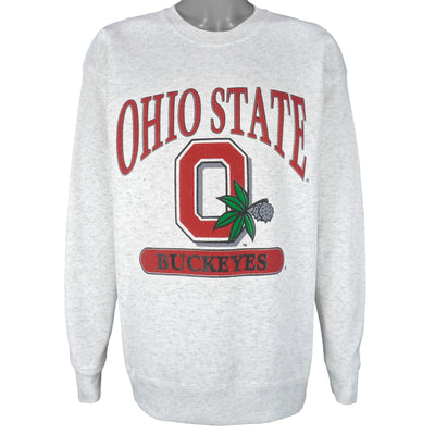 NCAA (Home Team) - Ohio State Buckeyes Crew Neck Sweatshirt 1990s X-Large
