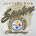 NFL (Tultex) - Pittsburgh Steelers Crew Neck Sweatshirt 1992 X-Large Vintage Retro Football