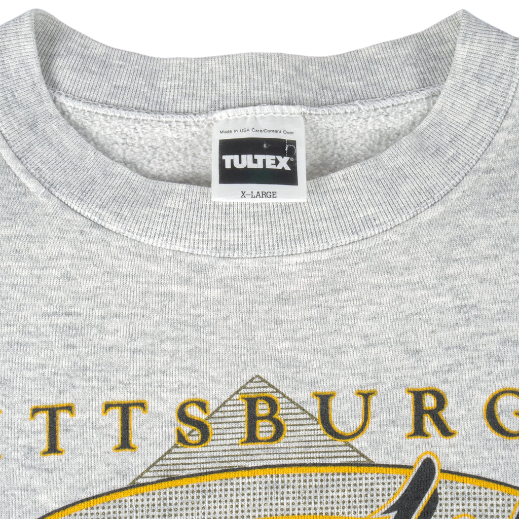 NFL (Tultex) - Pittsburgh Steelers Crew Neck Sweatshirt 1992 X-Large Vintage Retro Football