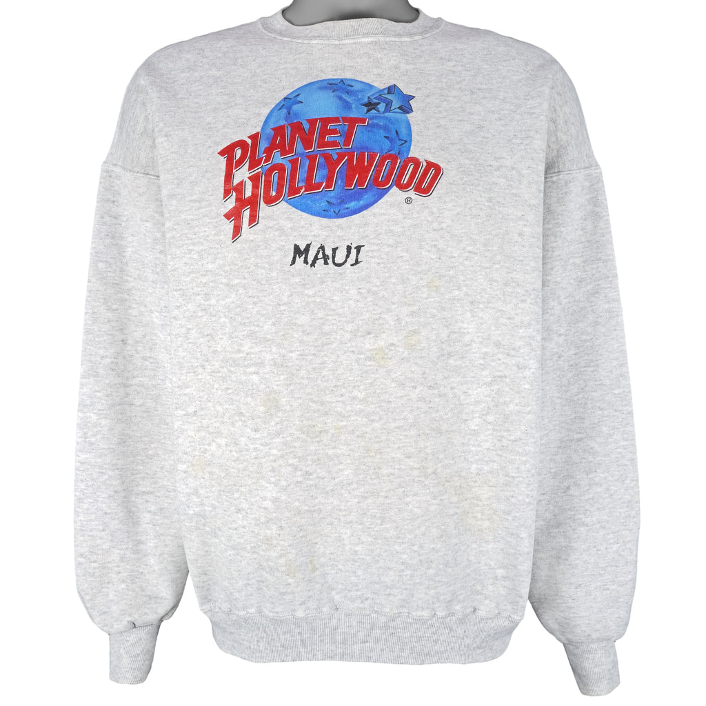 Vintage - Planet Hollywood Maui Crew Neck Sweatshirt 1990s Large Vintage Retro