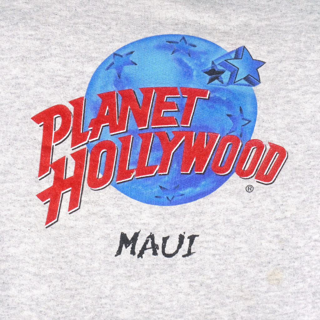 Vintage - Planet Hollywood Maui Crew Neck Sweatshirt 1990s Large Vintage Retro