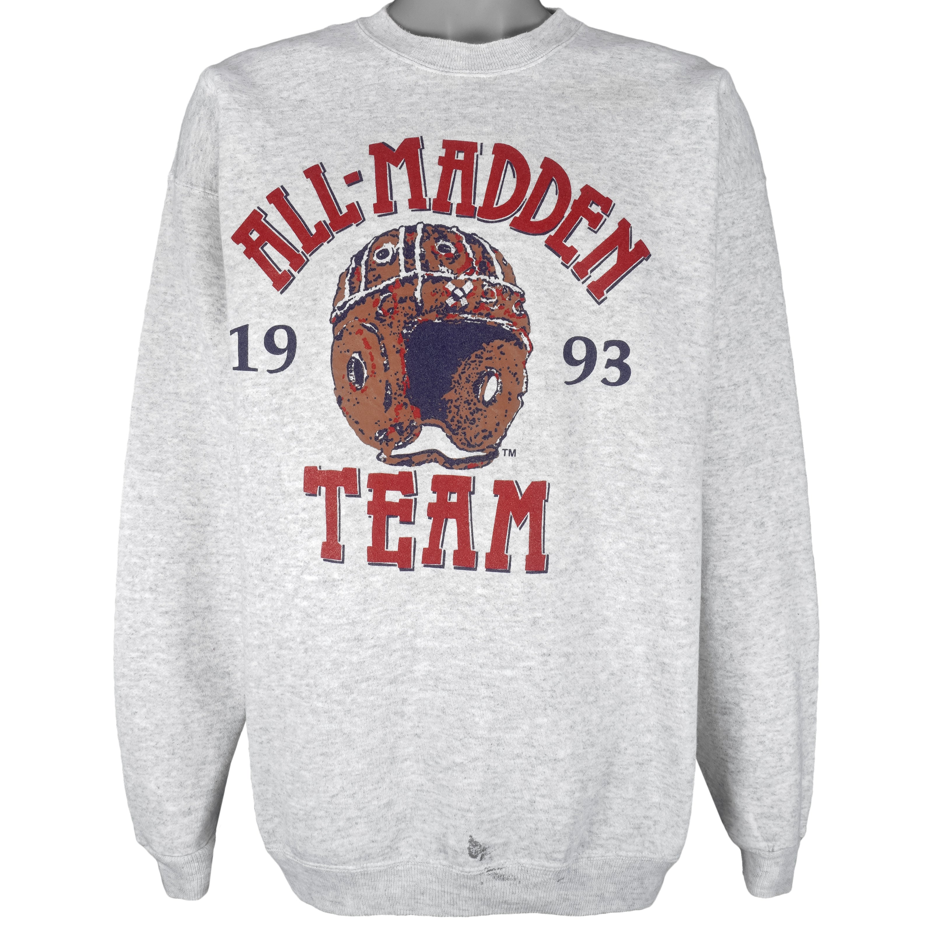 Vintage (Hanes) - All Madden Team Crew Neck Sweatshirt 1993 X-Large Vintage Retro Football