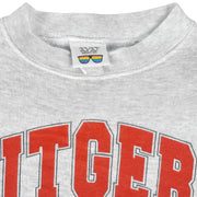 NCAA - Rutgers Scarlet Knights Helmet Crew Neck Sweatshirt 1990s Large Vintage Retro Basketball