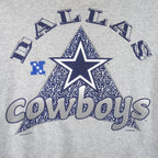 NFL (Team Work) - Dallas Cowboys Crew Neck Sweatshirt 1995 X-Large Vintage Retro Football