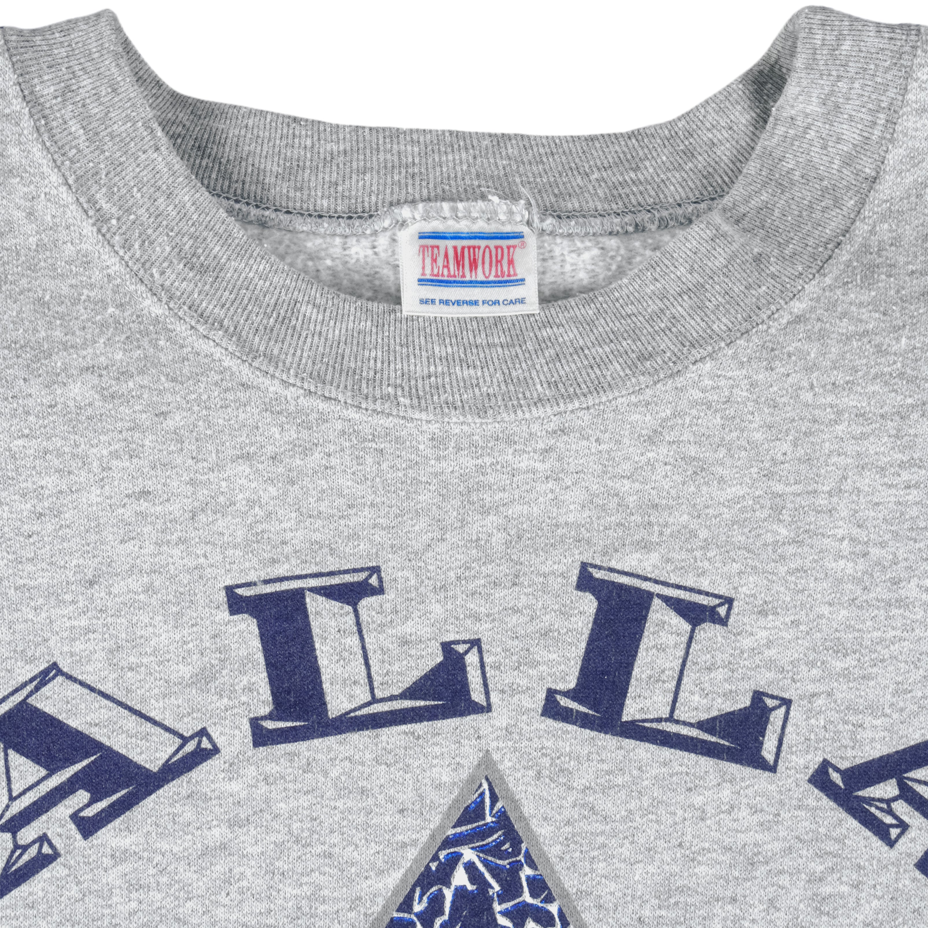 NFL (Team Work) - Dallas Cowboys Crew Neck Sweatshirt 1995 X-Large Vintage Retro Football
