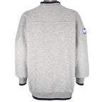 NCAA (Lee) - Michigan Wolverines Embroidered V-Neck Sweatshirt 1990s Large Vintage Retro College