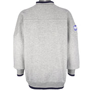 NCAA (Lee) - Michigan Wolverines Embroidered V-Neck Sweatshirt 1990s Large Vintage Retro College