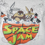 Looney Tunes (Space Jam) - Tune Squad Crew Neck Sweatshirt 1990s Large Vintage Retro