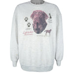 Vintage - Labrador Retriever Crew Neck Sweatshirt 1990s XX-Large