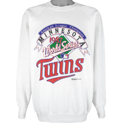 MLB (Trench) - Minnesota Twins World Series Crew Neck Sweatshirt 1987 X-Large