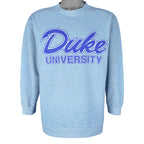 NCAA (U.S. College) - Duke University Blue Devils Crew Neck Sweatshirt 1990s Large Vintage Retro College 