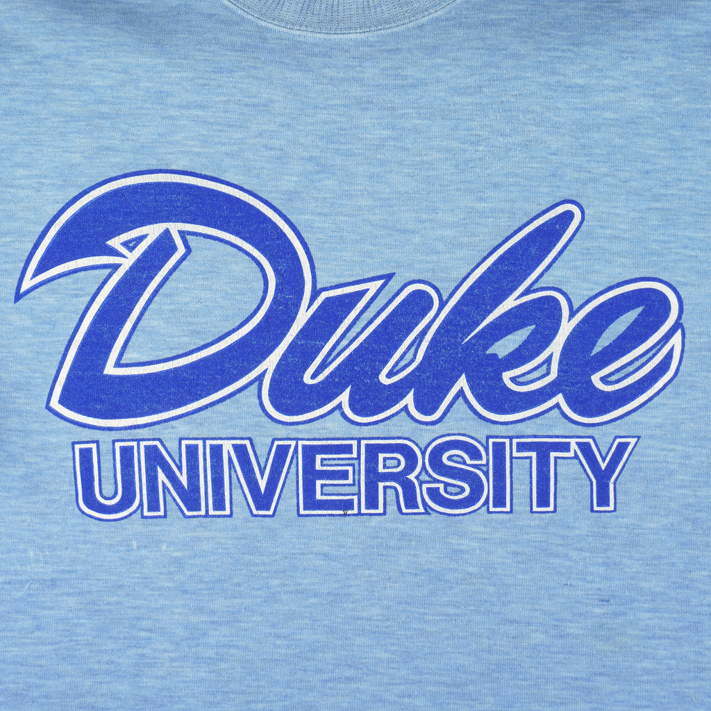 NCAA (U.S. College) - Duke University Blue Devils Crew Neck Sweatshirt 1990s Large Vintage Retro College 