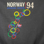 Vintage (Printer Hardware) - Norway Winter Games Crew Neck Sweatshirt 1990s Large Vintage Retro