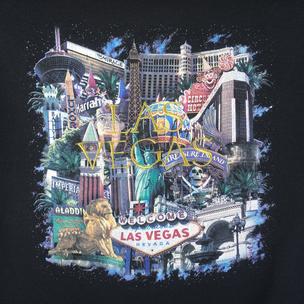 Vintage - Las Vegas Casino Crew Neck Sweatshirt 1990s XX-Large Vintage Retro