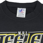 NFL (Logo Athletics) - Pittsburgh Steelers Crew Neck Sweatshirt 1990s Large Vintage Retro Football