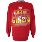 NFL (Logo Athletic) - Kansas City Chiefs Crew Neck Sweatshirt 1993 Large Vintage Retro Football