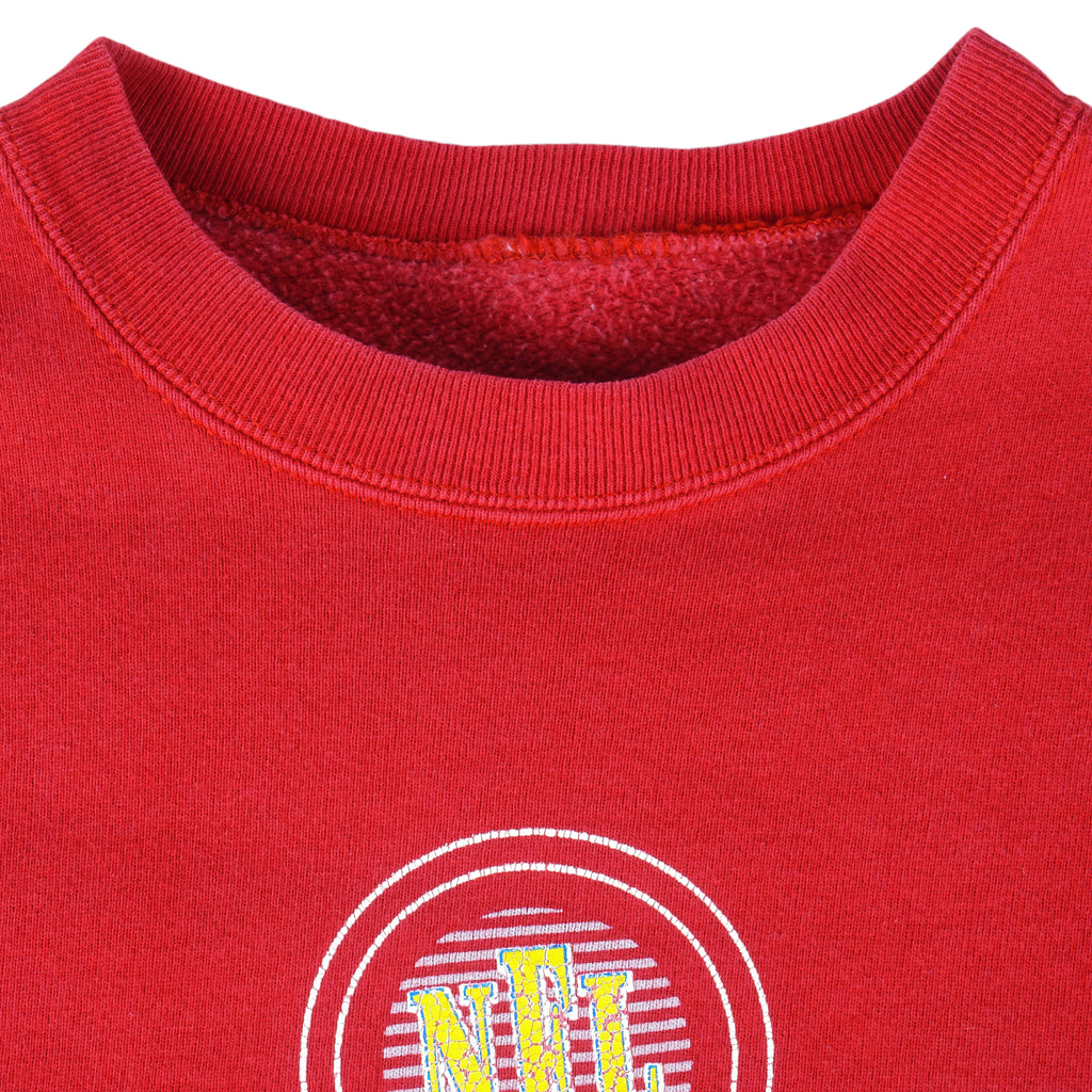 NFL (Logo Athletic) - Kansas City Chiefs Crew Neck Sweatshirt 1993 Large Vintage Retro Football