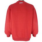 NFL (Logo 7) - San Francisco 49ers Embroidered Crew Neck Sweatshirt 1990s Large Vintage Retro Football