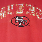 NFL (Logo 7) - San Francisco 49ers Embroidered Crew Neck Sweatshirt 1990s Large Vintage Retro Football