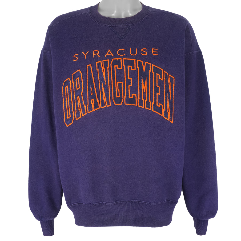 NCAA (Russell) Syracuse Orangemen Crew Neck Sweatshirt 1990s Large
