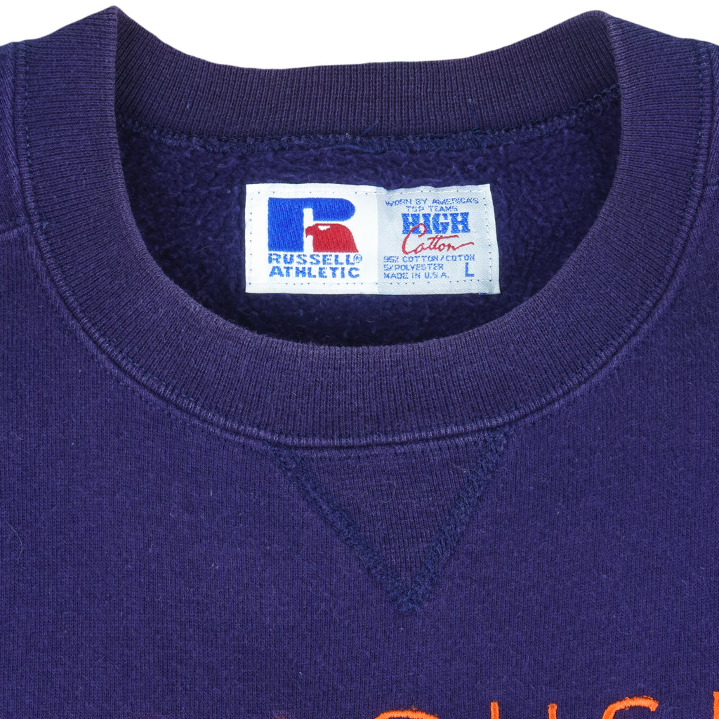NCAA (Russell) - Syracuse Orangemen Crew Neck Sweatshirt 1990s Large Vintage Retro College 