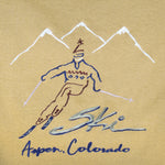 Vintage (CS) - Aspen Colorado Ski Center Embroidered Sweatshirt 1990s Large Vintage Retro