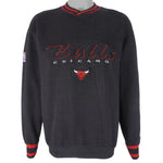 Starter - Chicago Bulls Embroidered Crew Neck Sweatshirt 1990s Large